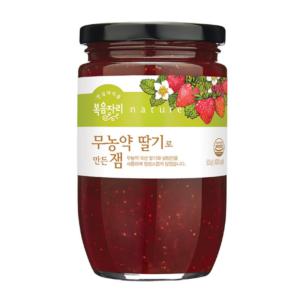 복음자리 무농약 딸기잼 500g 음료베이스 홈카페 간식 탕비실 자취 선물