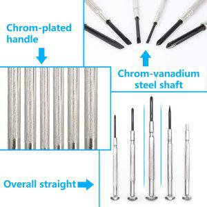 미니 정밀 스크루 드라이버 세트 필립스 호환가정용 도구 공구 CR-V 스틸 전자 장난감 컴퓨터 시계 수리용