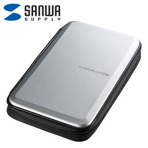 SANWA FCD-WLBD56S 블루레이 지원 세미하드 CD/DVD 케이스(56매/실버)