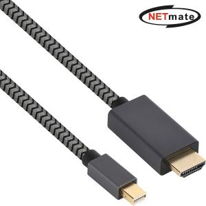 NETmate NMC-MH02A Mini DisplayPort 1.2 to HDMI 2.0 케이블 2m