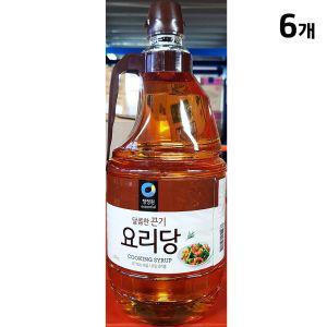 대상 요리당 2.45Kg X6조미료 대용량당 식당용당 업소용당 볶음용당 조림용당 조리당 올리고당 용시럽