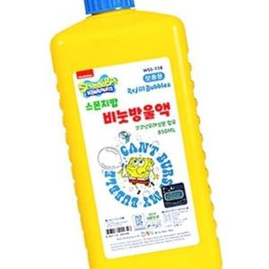 따라라 비눗방울 스폰지밥 비누방울액 850ml 리필액 비누방울