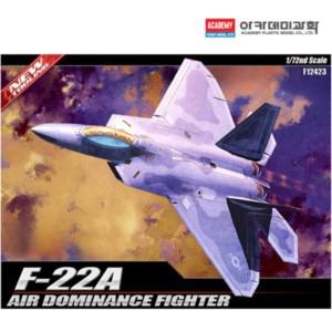 아카데미 프라모델 1대72 F-22A AIR DOMINANCE FIGHTER 랩터 12423