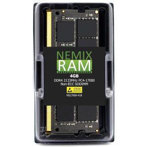 NEMIX 메모리 RAM 4GB(1X4GB) DDR4 2133MHZ PC4-17000 1Rx8 1.2V 260PIN 비 ECC SODIMM 노트북 AIO PC 1149