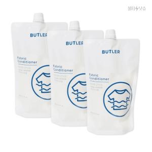 버틀러 세제 리필 머스크향 프로바이오틱스 섬유유연제 500ml 3개