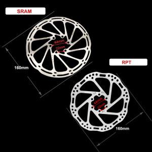 NUTT E 바이크 산악 자전거 로드 스쿠터용 디스크 브레이크 로터 140mm 160mm 180mm 203mm 센터라인 6 볼트