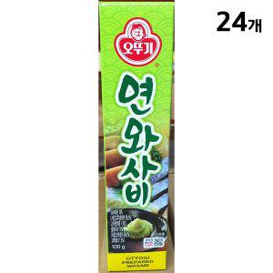 오뚜기 연와사비 100gX24생와 고추냉이 일식와 생와 소스 와소스 회와 초밥와