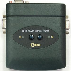 Coms USB KVM 스위치 2:1 선택기네트워크주변기기 컴퓨터 PC PC용품 형KVM