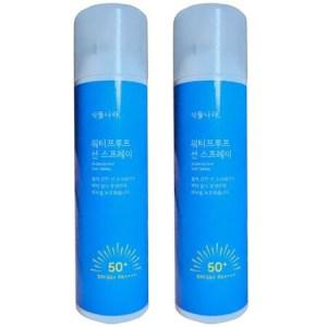 식물나라 산소수 워터프루프 선스프레이 SPF50+ 100ml 2개