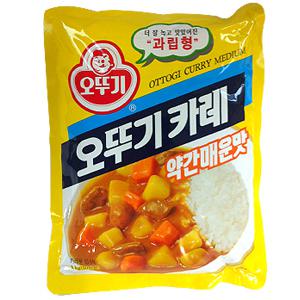 오뚜기 카레 약간매운맛 1kg