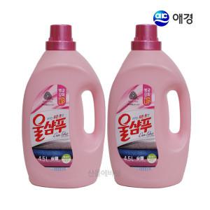 애경 울샴푸 4.5L X 2 중성세제 드럼겸용 울세제 아기세제