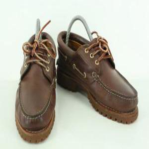 (Timberland)팀버랜드 다크브라운 라운드토 Boat Shoes 보트슈즈 로퍼 23ATB051304L 2141 BROWN (245mm)