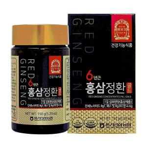 [황풍정][풍기인삼농협] 황풍정 6년근 홍삼정환 골드 150g 진세노사이드 3.6mg/g 쓴맛없이 깔끔하게/쇼...