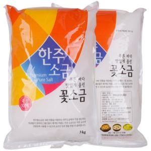 한주 꽃소금 3kg x 1개