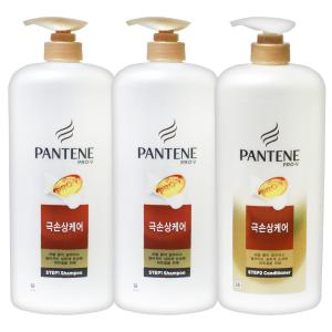 팬틴 극손상케어 샴푸1200ml2개+컨디셔너1200ml