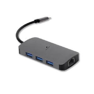 VOLME USB3.1 C타입멀티허브포트 6IN1 맥북허브 젠더 HDMI USB3.0 랜젠더 랜카드 LG그램 썬더볼트3