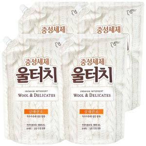 피죤 울터치 캡리필 1.3L 4개