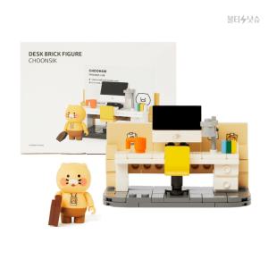 춘식이굿즈 브릭피규어 데스크 회사원 춘식이 미니 명함꽂이겸용 100pcs