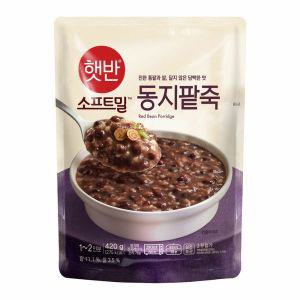 햇반소프트밀 동지팥죽 420g, 8개