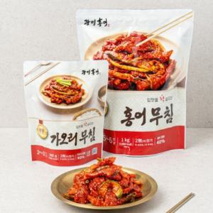 광명홍어  매운맛선택  홍어무침 가오리무침 1kg