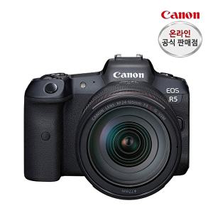 [캐논]캐논 EOS R5 24-105 USM KIT +가이드북+SDXC 128G+추가배터리