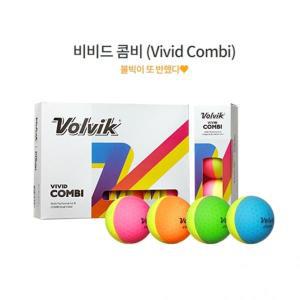 [볼빅]Volvik 볼빅 비비드 콤비 (반반골프공) 디바이드. TA2935772