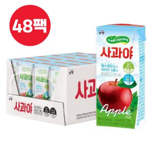 남양 사과야 190ml x 24팩 x 2개 과일주스 피크닉