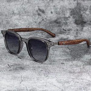 Sonnenbrille 남성용 레트로 선글라스 트렌드 안경 빈티지 여성용 럭셔리 우드 쉐이드 1PC