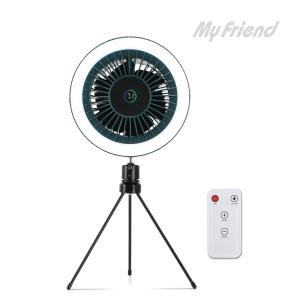 무선 BLDC 탁상용 캠핑용 접이식 리모컨 LED 무드램프 써큘레이터 MFS-Y390