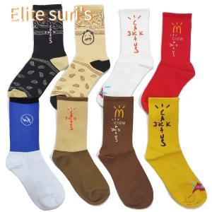 트래비스스캇 양말 Travis Scott Skate Crew Socks Men Sport