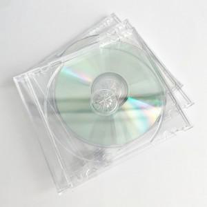 쥬얼 투명 CD 케이스 DVD 미디어 씨디 클리어 경질 공CD 플라스틱 수납 보관 시디