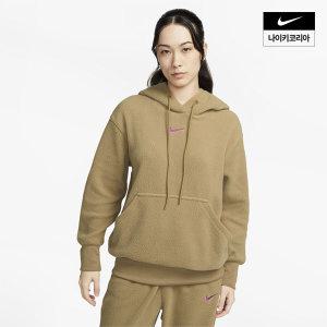 [매장정품] 나이키 NIKE 스포츠웨어 플러시 여성 풀오버 후디 DQ6841-258