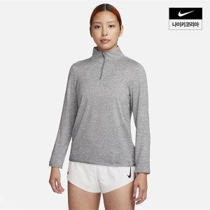 [매장정품] 나이키 NIKE 드라이 핏 스위프트 엘리먼트 UV 여성 쿼터집 러닝 탑 FB4317-084