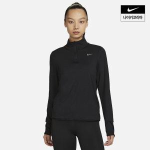 [매장정품] 나이키 NIKE 드라이 핏 스위프트 엘리먼트 UV 여성 쿼터집 러닝 탑 FB4317-010