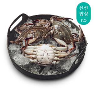 [품질보장] 더신선 태안 자연산 통통 활 꽃게 2kg 6-10미 / 빙장꽃게 톱밥꽃게 선택 가능