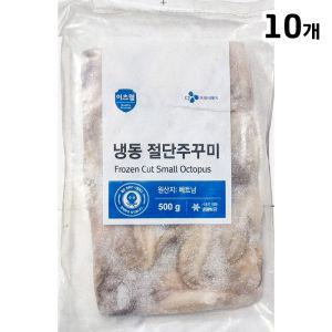 이츠웰 절단주꾸미 M 500g X10냉동해산물 수산물 쭈꾸미 업소용쭈꾸미 업소용 식당용 대용량 대량구매