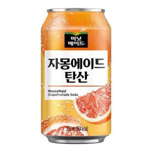 미닛메이드 자몽에 탄산 355mlx24캔에 에이드 탄산에 과일음료수 맛주스 쥬스