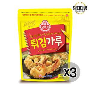 오뚜기 튀김가루 1kg X 3개 용가루 분말 요리 새우 만들기 고구마 간편조리 즉석식품 식자재 대용량