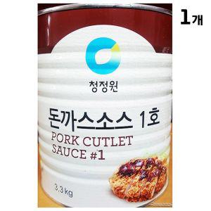 돈까스소스 1호(대상 3.3K) 양념 액상 통조림 캔소스 소스 맛있는 업소용 대용량 전용 청정원 식당용