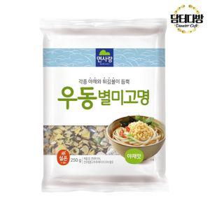 면사랑 우동별미고명 야채맛 250g 건더기 튀김가루 간편조리 간편식사 후리가케 가케 양념