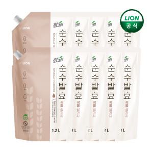 참그린 주방세제 순수발효 곡물 1.2L 리필 1Box(10개)