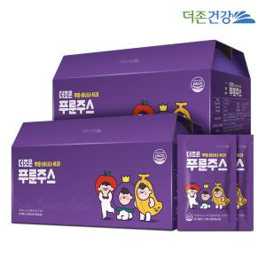 더존건강 더조은 푸룬 바나나 사과 푸룬주스 80ml 30포 2박스