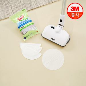 3M 베이직 원형 물걸레 청소포 원형 210mm 90매 (30매X3)