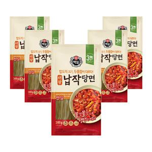 백설 대왕납작당면, 300g, 5개