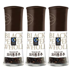 청정원 요리통후추 그라인더, 35g, 3개