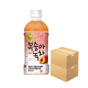 웰그린 스위츠 복숭아녹차 340ml x 40개/홍차 녹차_MC