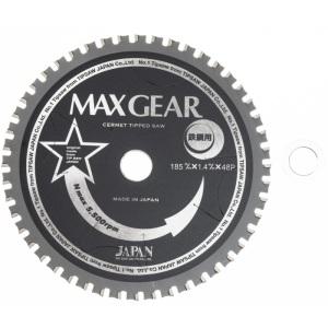 MAX GEAR 맥스 기어 7 1-4인치 원형톱날 48P 금속용팁쏘 MG-185D 충전금속절단기 원형팁쏘 스틸 스텐레스용