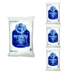 백설 하얀설탕 3kg x 4개