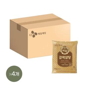 백설 갈색설탕 5kg x4개