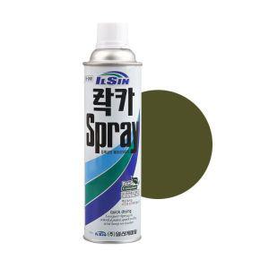 일신 락카 스프레이 국방색 420ml DIY 셀프 페인트